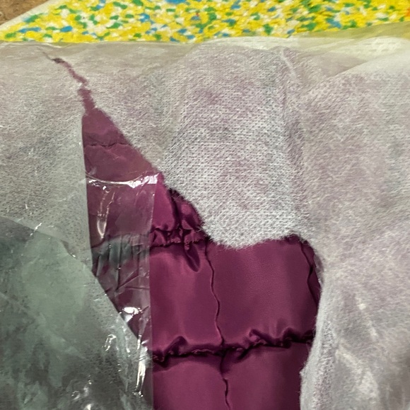 Free People Quilted Shoulder Bag in Wine - Picture 4 of 6